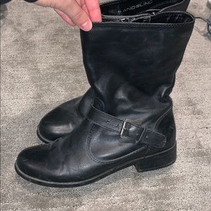 Bandolino Black Leather Boots